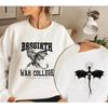 Unisex HoodieBasgiath War College Double Sided Crewneck Sweatshirt Fourth Wing Shirt Violet Sorrengail Bookish Hoodie Unisex Sweatshirts