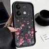 Purple Flower Pattern Lens Protection Shell For Xiaomi Poco X6 X5 13t 11t Pro Redmi Note 13 12 11 10 Pro Shockproof Silicone Soft Case Cover