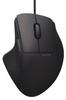 ELECOM SHELLPHA Wired Mouse, Quiet, 5 Buttons + Tilt, Small, Black, M-SH31UBSKBK
