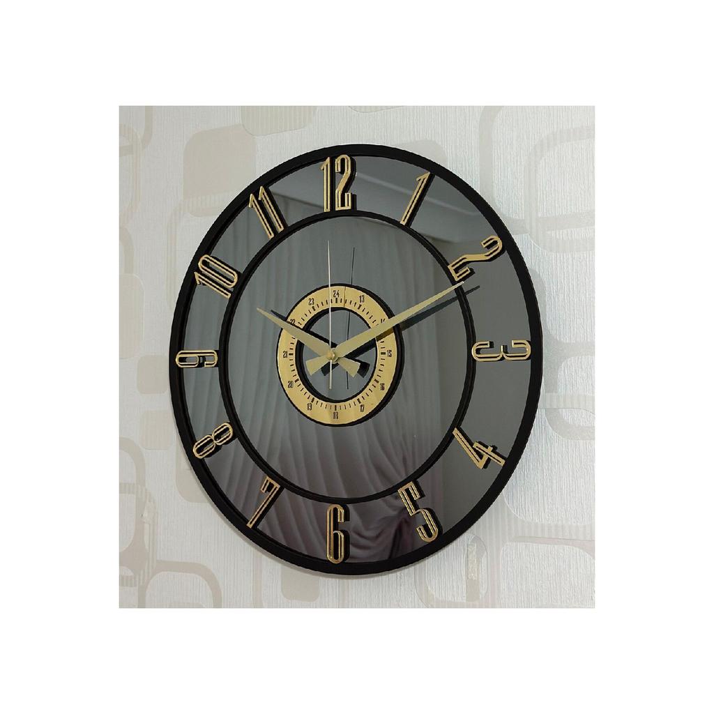 Mirrored Wall Clock (Real Mirror) 40cm Modern Design