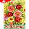 5D DIY Diamond Painting Full Round Flower Embroidery Sale Picture of Rhinestone Diamond Mosaic