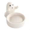 62KD Ceramics Cartoon Ghostly Figurine Candleholder Halloweens Decorative Scented Tealight Candlestick for Party Setting