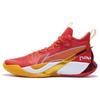 New LiNing SONIC 10 Ultra Cushioning Anti Slip And Wear Resistant Mid Top Basketball Shoes Bright Neon Red ABAS145-10