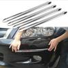 4pcs Car Anti-collision Strip Bumper Protector Crash Bar Anti-rub Mouldings