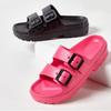 Fashion Shevalues Women's Platform Sandals 2025 Summer New Outdoor Anti-slip Beach Slippers With Double Buckle Women Fashion EVA Slides