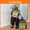 With Toddler Backpack Color Collision Design Polyester Fiber Texture For Daily
