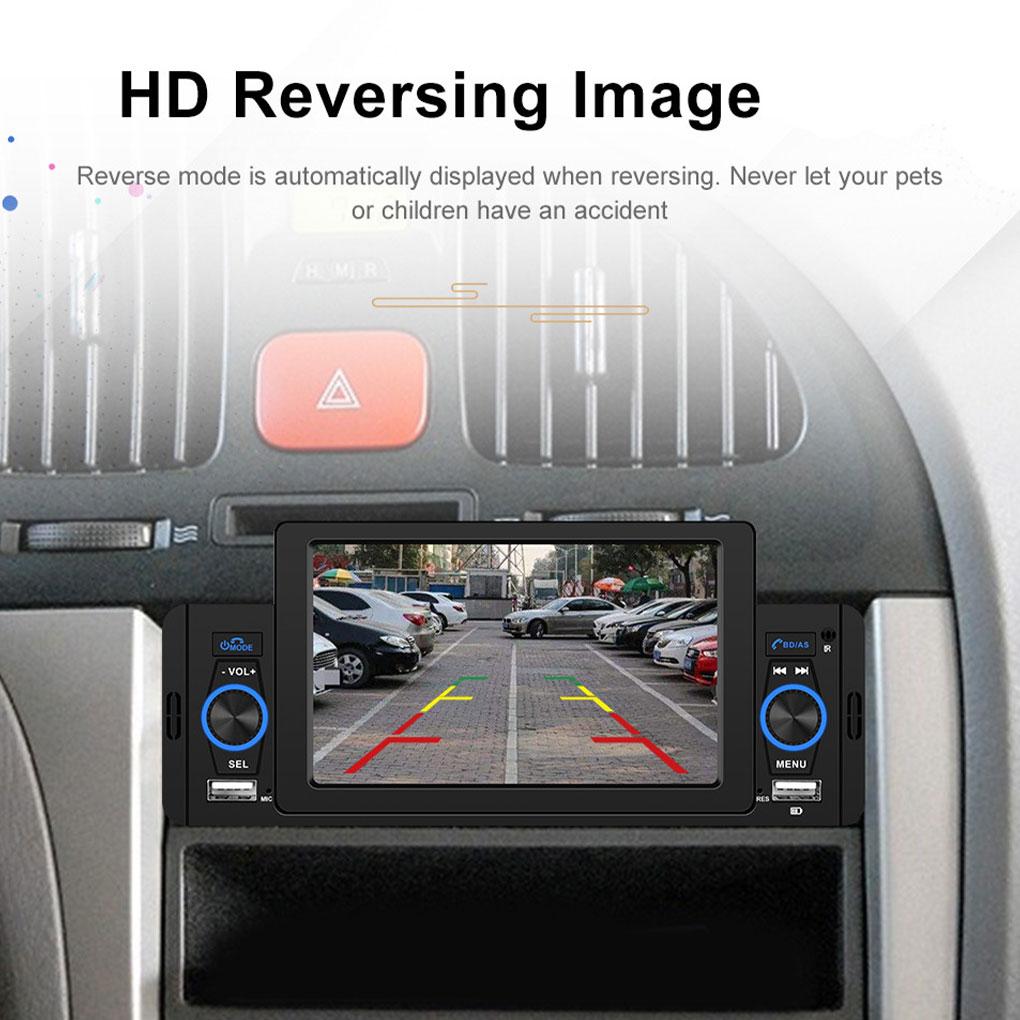 5 Inch HD Wireless CarPlay 1Din Video Multimedia MP5 Player Touch Screen Stereo Radio Car Radio Car BT/FM/USB/AUX