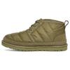 Neumel Lta Leather Round Toe Lace-Up Comfortable Versatile Short Boots Men Boots Army-Green 1136611-BTOL