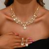 Fashion Jewelry Set Necklace Earrings For Women Ladies
