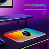 Gaming Mouse Mat Fully Illuminated RGB Gaming Mouse Pad LED Panel Lights Night Light Chasing Light USB For Mouse and Keyboard