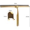 Stainless Steel Glass Window Squeegee with Non-Slip Blade Handle for Bathroom, Mirror, Car Glass and More - Gold