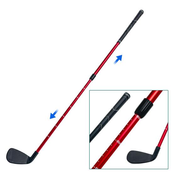 Telescopic Golf Putter Club 2-Section Adjustable Non-Slip Grip Left Right Hands Indoor Outdoor Kids Teenagers Adults Golf Club Golf Accessories
