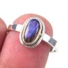 Natural Labradorite Gemstone Handmade 925 Solid Sterling Silver Ring Size 8 Y2m04