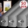 10-50Pcs No Drilling Photo Frame Hook Transparent Picture Hanging Rack  for Photo Frame Clock
