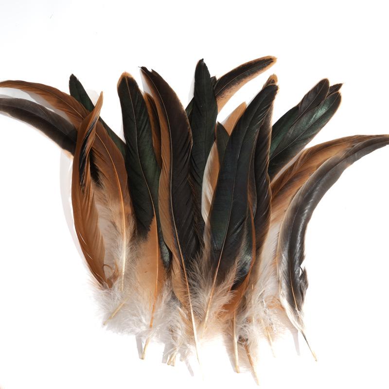 80 Natural Pheasant Feather Decorative Diy Jewelry Hair Accessories Material Cat Stick Toy Accessories