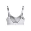 Under Armour Infinity 2.0 Solid Color High-Intensity Sports Bra Women Underwear White 1384123-100