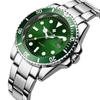 WWOOR Luxury Watches for Men Fashion Quartz Business Wristwatch Waterproof Green Water Ghost Watch Mens Watch