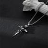 Cross Rose Necklace