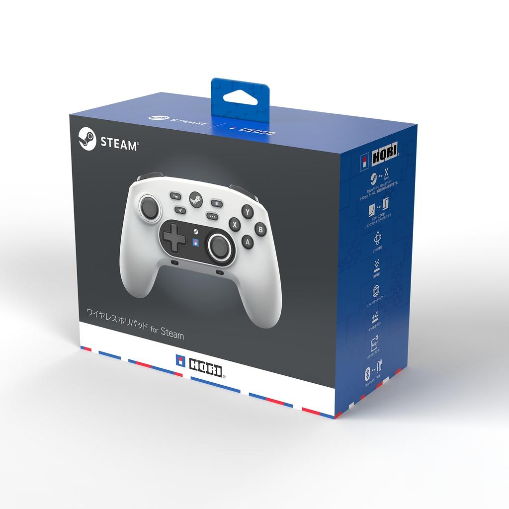 Wireless Horipad for Steam (Shiny White)