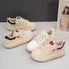 Internet Celebrity White Shoes 2024 Spring Autumn and Autumn New Flat Casual Board Shoes Versatile Shoes Children Spring High Value