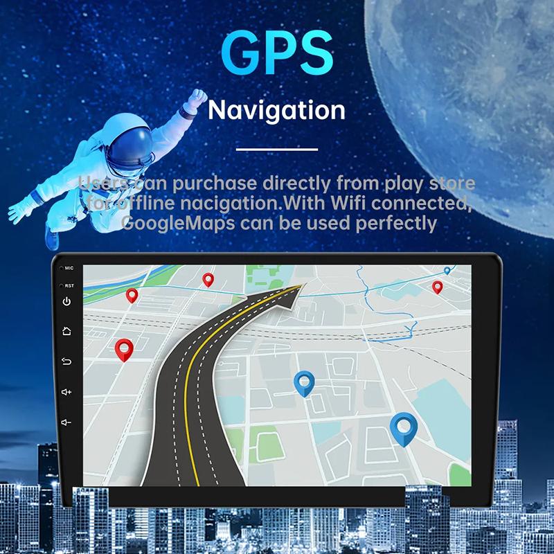 Android 13 Car Multimedia 7/9/10Inch Wireless Apple Carplay Android Auto 2 Din Stereo Receiver Car Radio Rear View Camera