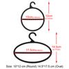 Saving Multi Purpose Closet Organizer Storage Racks Circle Shape Scarf Hanger Tie Clothes Rack