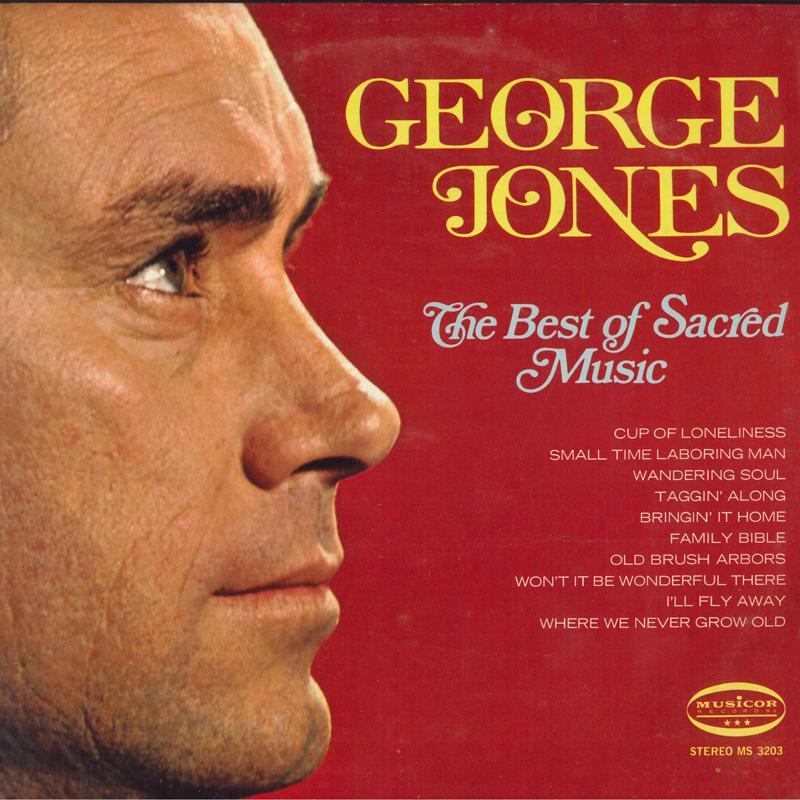 LP Record GEORGE JONES - Best Of Sacred Music MS3203 Musicor Records 1971 US Country Used