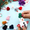 20pcs Yarn Doll Hats Knitting DIY Sewing Crafts Mini Party Cap  Christmas