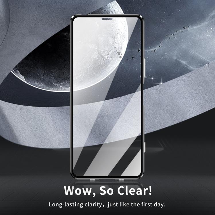 For Sony Xperia 1 V HD Magnetic Metal Tempered Glass Phone Case