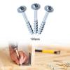 100Pcs 2.48inch In Length Self Drillings Screws Building and Repair Half Tooth Woodworking