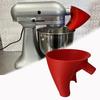 Flour Funnel Attachment for KitchenAid Stand Mixer 5qt Bowl Easy Pour Stand Mixer Funnel for Dry Liquid Ingredients Mess-Free Baking Tools