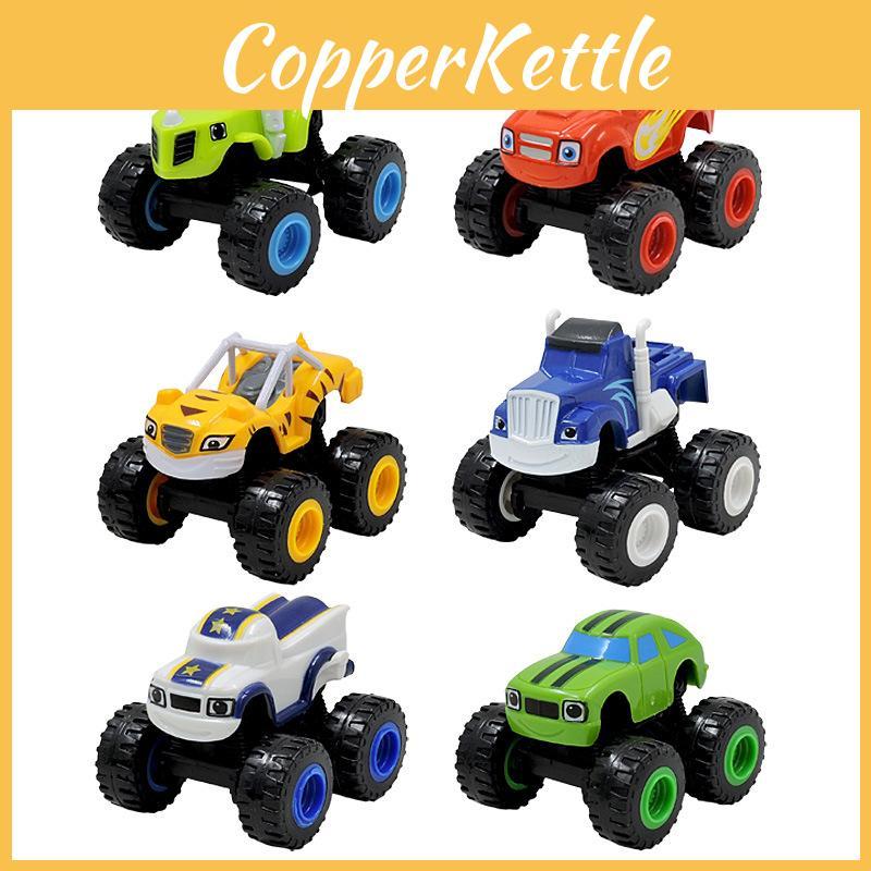 And Blaze The Monster Machines Vehicles Kids Toy Racer Cars Trucks Gift Set 6pcs