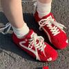 Spring and Summer Shoes Thin-soled Red Racing Shoes New Casual Sports Shoes