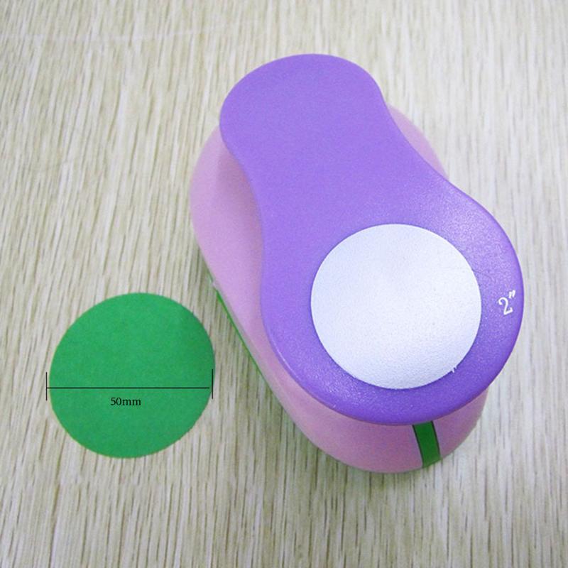 Circle Punch 8/15/25/38/50mm DIY Embossing Punches Scrapbooking Machine Paper Cutting Color Craft Hole Punch Rounder Cutter