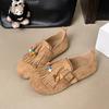 Fashion 2025 Spring and Autumn New Women's Shoes Thin Fashion Beaded Tassel Casual Shoes Soft Bottom Flat Casual Shoes
