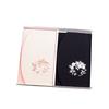 Set of 2 Chirimen Sakura Embroidered Fukusa Cloths In a Paper Box, Suitable for Celebrations and Condolences, Weddings, Funerals, and Other Ceremonial