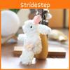 Cute Rabbit Plush Doll Stuffed Animal Keychain Bag Charm Gift For Kids Girls