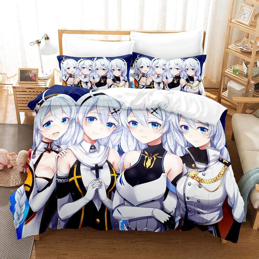 Game Honkai Impact 3 Bedding Set Single Twin Full Queen King Size Bed Set Adult Kid Bedroom Duvet Cover Sets Anime Bed Sheet Set