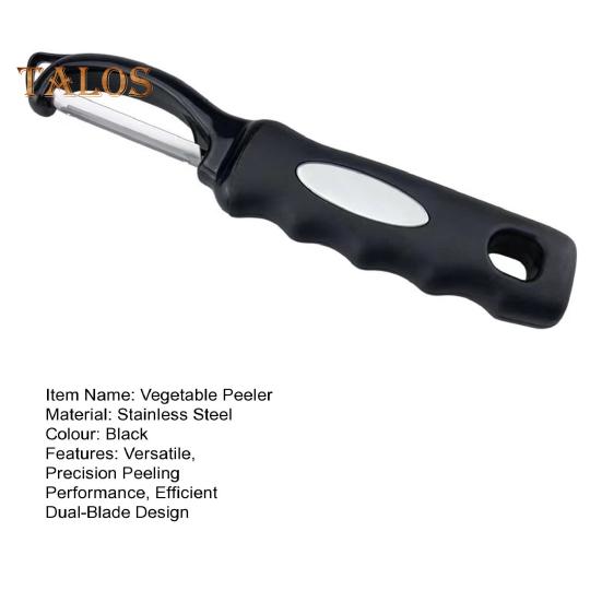 Swivel Vegetable Peeler with Dual Blades Stainless Steel Potato Peeler for Left And Right Handers Fruit Peeler with Anti-Slip Handle Kitchen Essential