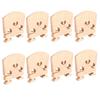 8pcs 4/4 Solid  Maple Violin Bridges, Full Size Bridge