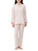 Pajamas KAIMIN NAVI Good Sleep Navi Long Sleeve Long Pants Organic Double Gauze Summon Pink [Gunze] Women's