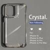 Luxury Transparent Shockproof Armor Case for IPhone 16 15 14 13 Clear Bumper Hard Acrylic Cover