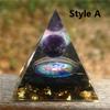 Natural Cristal Stone Orgone Energy Healing Reiki Chakra Multiplier Pyramid