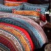 Bohemian Quilt Cover Indian Reversible Comforter Cover Flower Coverlet Cover Bedding Bedclothes Boho Duvet Cover Set