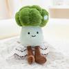 Pumpkin Mushroom Carrot Eggplant Corn Lotus Root Vegetable Plush Pendant Toy