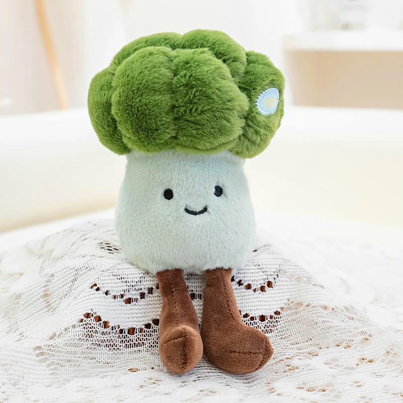 Pumpkin Mushroom Carrot Eggplant Corn Lotus Root Vegetable Plush Pendant Toy