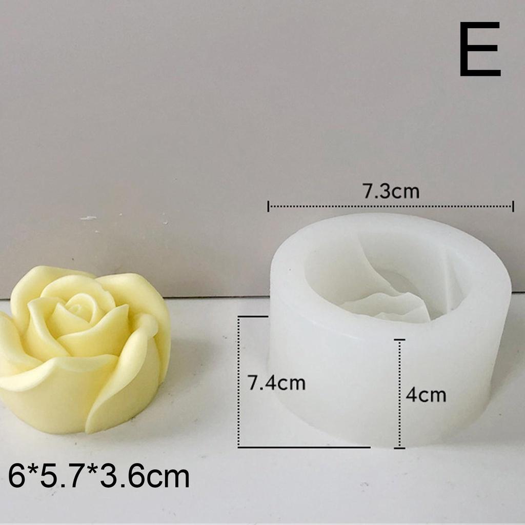 23 Styles Rose Flower Soap Mold Silicone Mold For Soap Making, Aromatherapy, Plaster