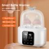 Baby Double Bottle Warmer 6-in-1 Digital Baby Food Heater with  Display Double Bottle Steam Sterilizer Defrosting EU PLUG