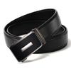 New Korean Style Men's Belt Trendy Alloy Automatic Buckle Leather Pants Belt Business Casual Young and Middle Aged Belt Men