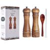Pepper Grind Salt and Grinder Kitchen Tools Oak Freshly Wooden Flask